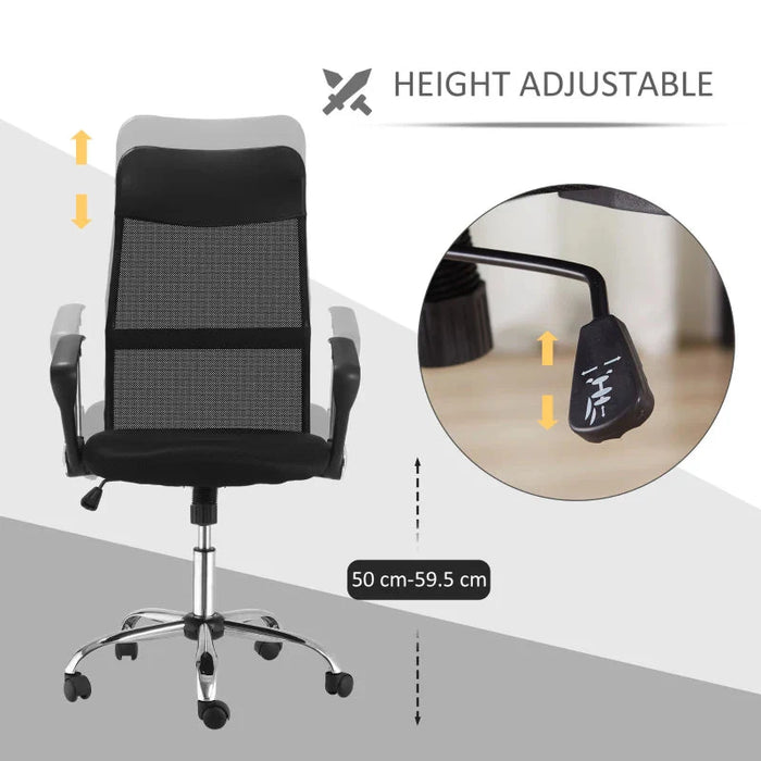 HOMCOM Ergonomic Mesh Office Chair
