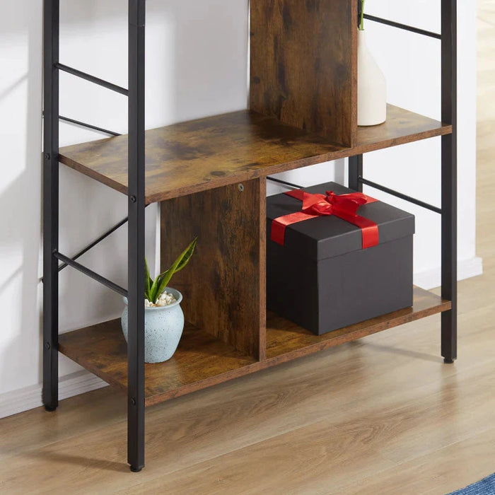 HOMCOM Industrial Bookcase Shelf