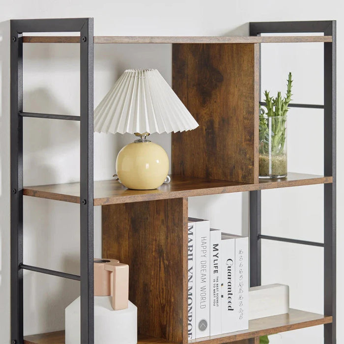 HOMCOM Industrial Bookcase Shelf