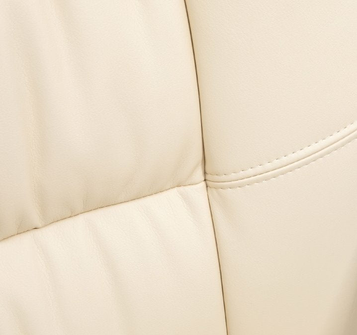 Vinsetto Executive Cream Leather Office Chair