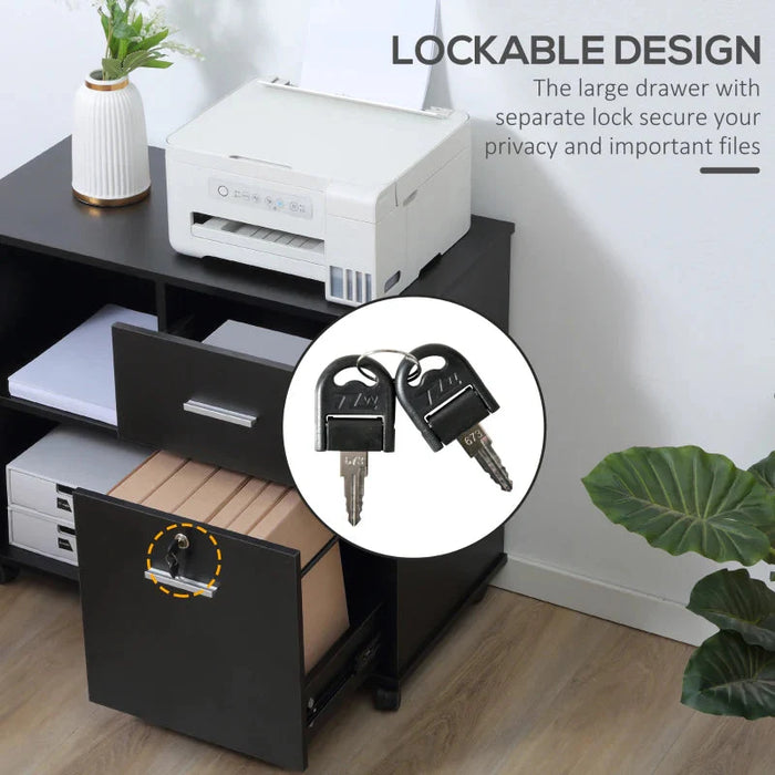 Mobile Vinsetto Filing Cabinet