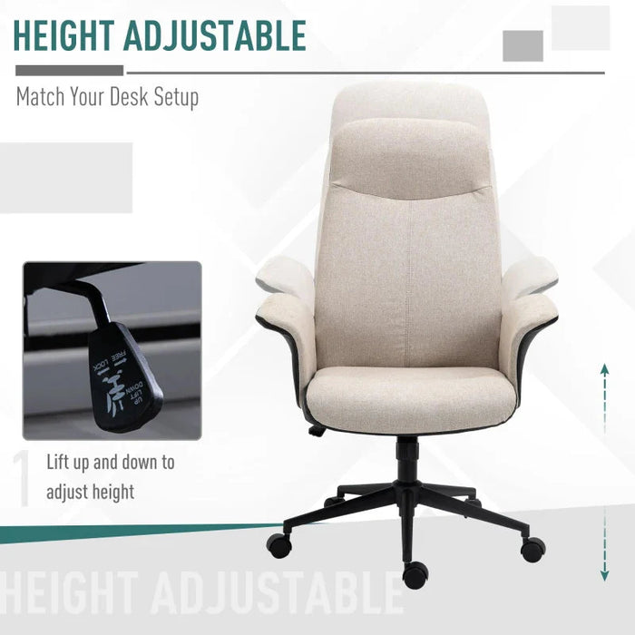 Vinsetto High Back Fabric Office Chair