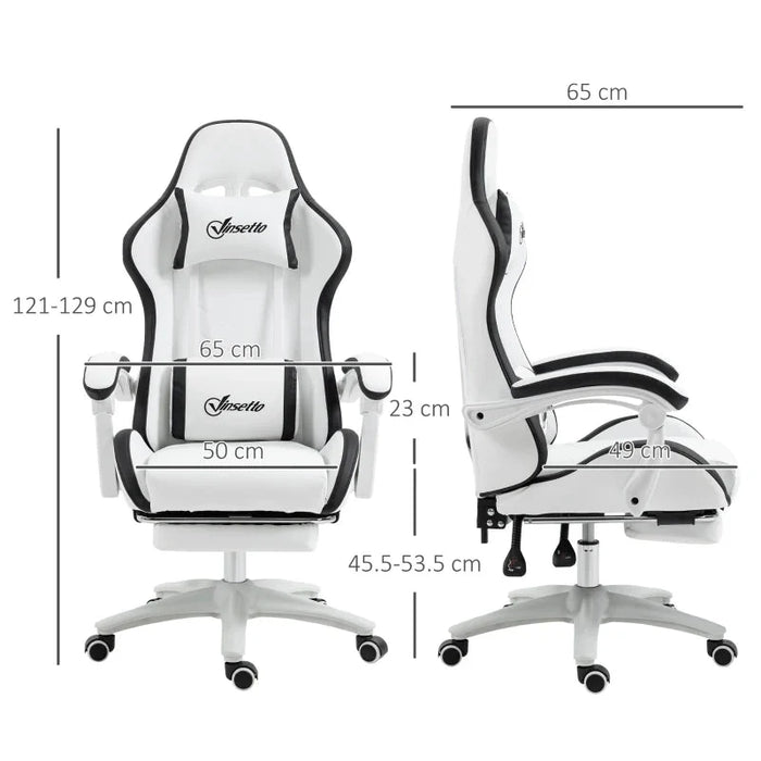 White Vinsetto Gaming Chair
