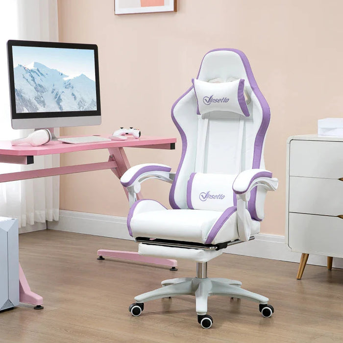 White Vinsetto Gaming Chair