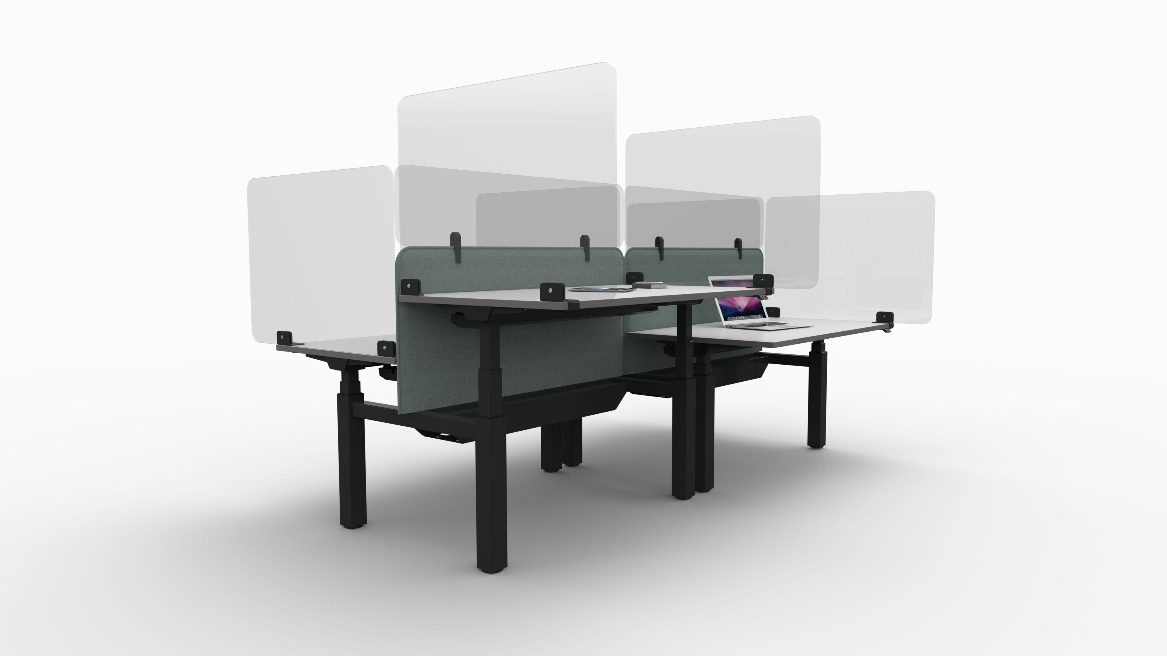 Desktop Screen Extension Acrylic Desktop Screen Extensions — Office Supermarket Ireland