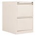 Bisley 2 Drawer Filing Cabinet Classic Steel Storage TC Group Chalk 