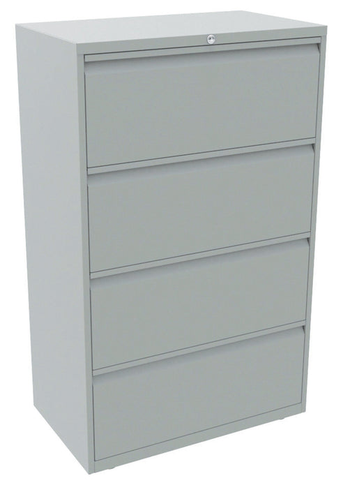 Bisley 4 Drawer Essentials Steel Side Filer Storage TC Group 