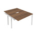 Express 2 Person Bench Extension 1200mm x 1600mm BENCH TC Group White Walnut With Gap