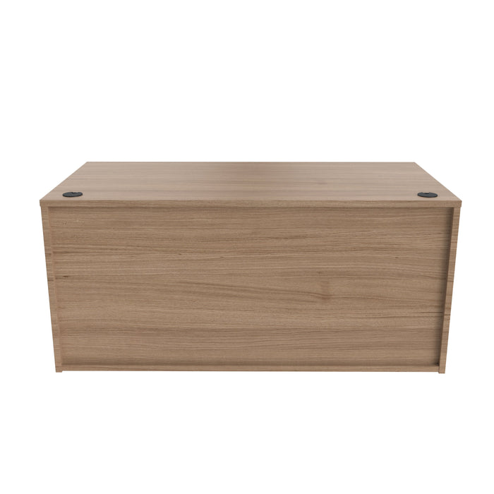 Modular Reception Straight Unit RECEPTION TC Group 800mm x 800mm Desk Only No Counter Top Grey Oak
