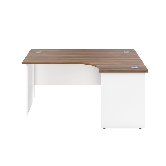 One Panel Plus 1600mm x 1200mm Corner Desk DESKING TC Group 