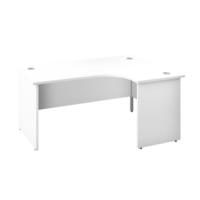 One Panel Plus 1600mm x 1200mm Corner Desk DESKING TC Group 