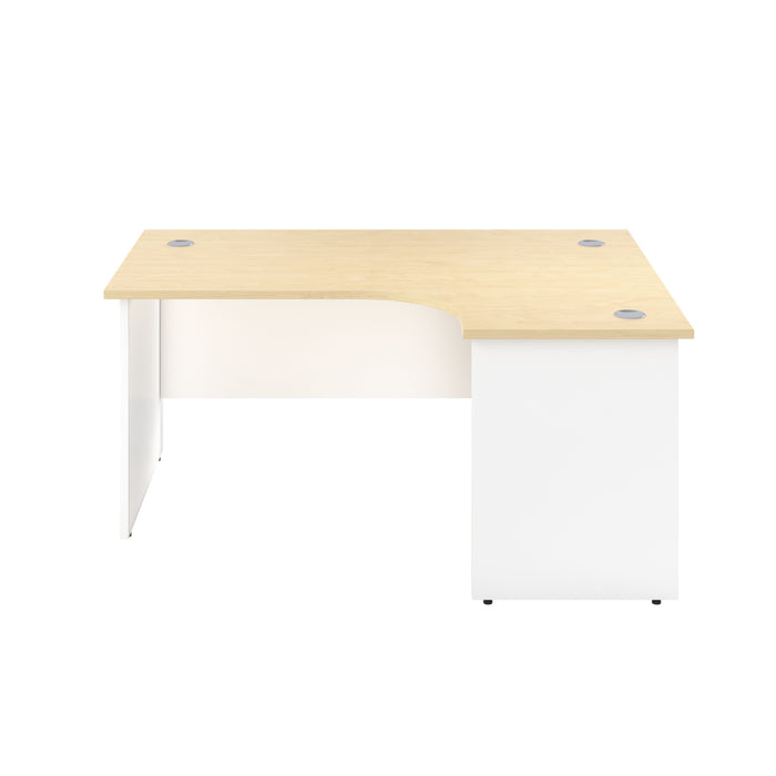 One Panel Plus 1600mm x 1200mm Corner Desk DESKING TC Group 