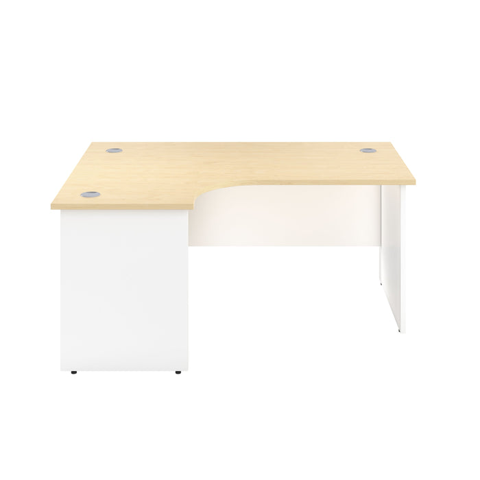 One Panel Plus 1600mm x 1200mm Corner Desk DESKING TC Group 