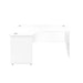 One Panel Plus 1600mm x 1200mm Corner Desk DESKING TC Group 