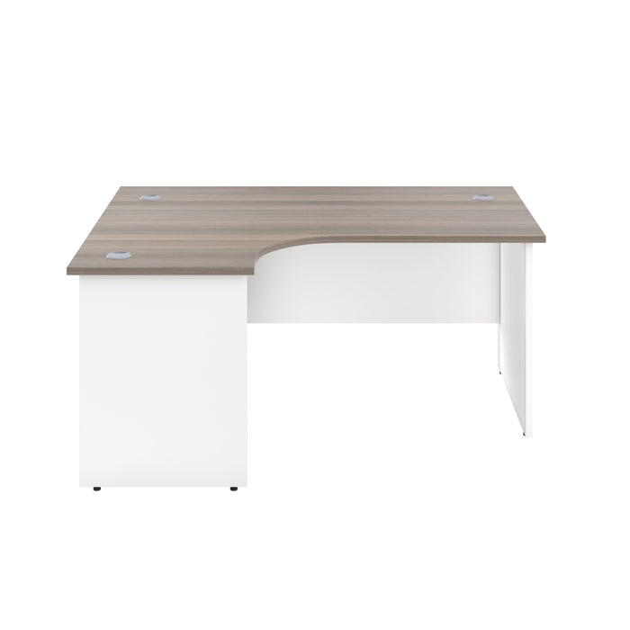 One Panel Plus 1600mm x 1200mm Corner Desk DESKING TC Group 