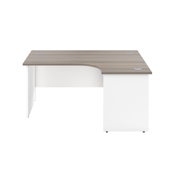 One Panel Plus 1600mm x 1200mm Corner Desk DESKING TC Group 