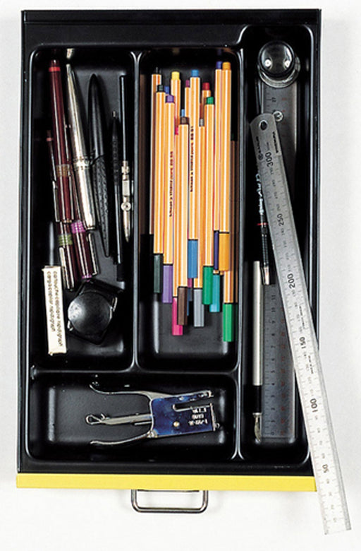 Optional A4 4 Compartment Tray - Black Storage TC Group 