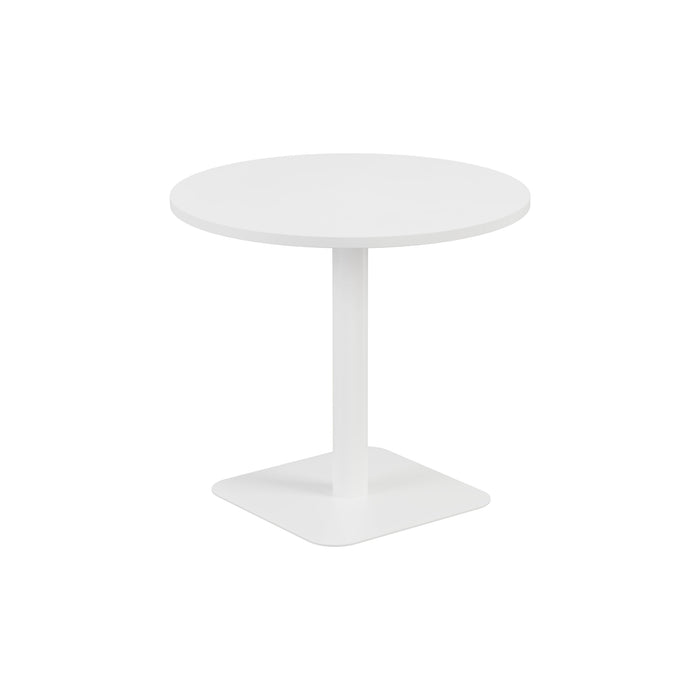 Pedestal base 800mm Table White/Black WORKSTATIONS TC Group White White 