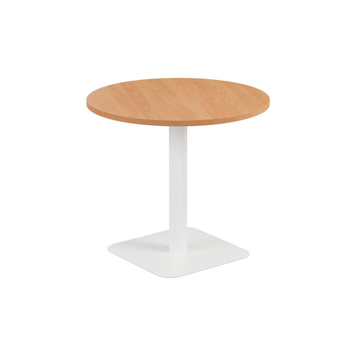 Pedestal base 800mm Table WORKSTATIONS TC Group Beech White 