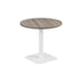 Pedestal base 800mm Table WORKSTATIONS TC Group Grey Oak White 