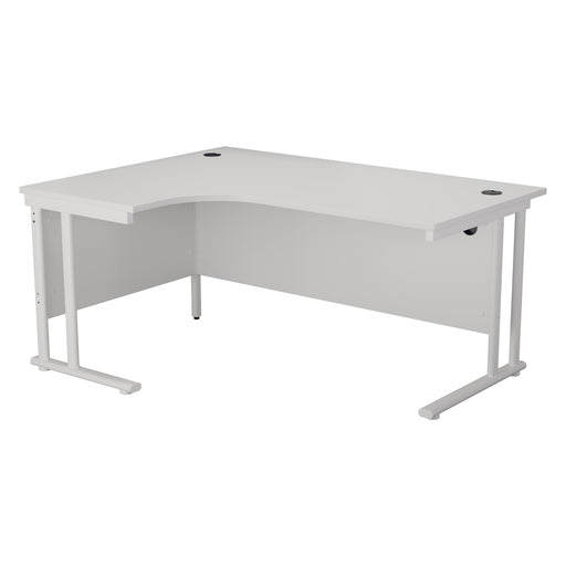 Start Next Day Delivery 1600mm x 1200mm Corner Office Desk WORKSTATIONS > desks > home office desks > next day delivery desks TC Group White White Left Hand