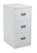 Steel 3 Drawer Filing Cabinet TALOS TC Group White 