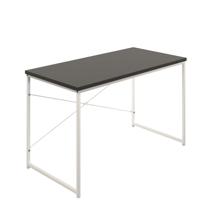 Ventus Heated Home Office Desk WORKSTATIONS TC Group Black White 1200mm x 600mm