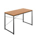 Ventus Heated Home Office Desk WORKSTATIONS TC Group Oak Black 1200mm x 600mm