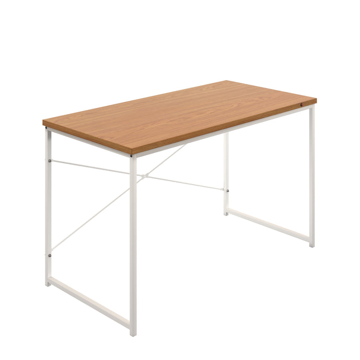 Ventus Heated Home Office Desk WORKSTATIONS TC Group Oak White 1200mm x 600mm