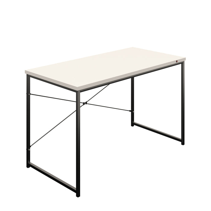 Ventus Heated Home Office Desk WORKSTATIONS TC Group White Black 1200mm x 600mm