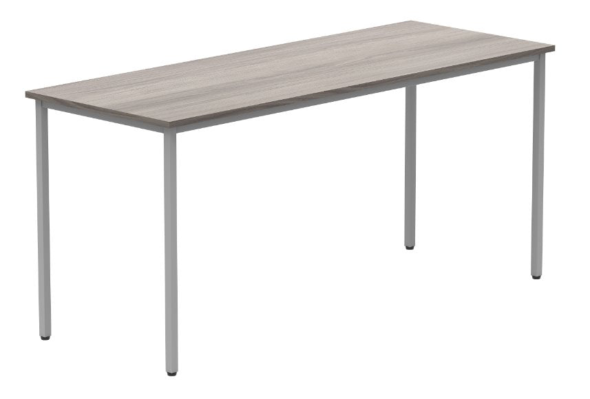 Workwise Multipurpose Meeting Table WORKSTATIONS TC Group Alaskan Grey Oak 1600mm x 600mm 