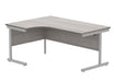 Workwise Office Left Hand Corner Desk With Steel Single Upright Cantilever Frame Furniture TC GROUP 