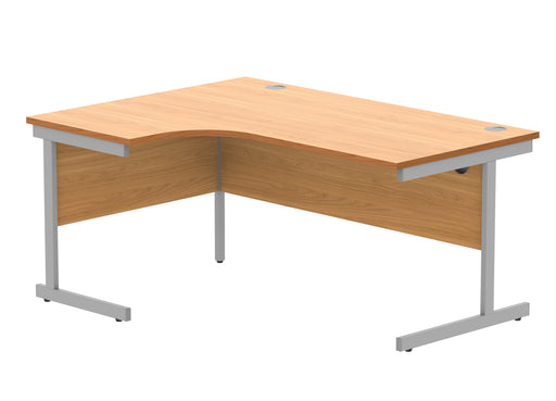 Workwise Office Left Hand Corner Desk With Steel Single Upright Cantilever Frame Furniture TC GROUP 