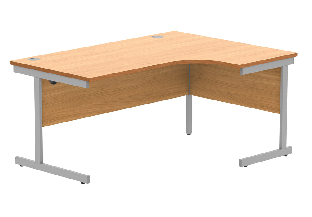 Workwise Office Right Hand Corner Desk With Steel Single Upright Cantilever Frame Furniture TC GROUP 